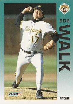 1992 Fleer #572 Bob Walk Front