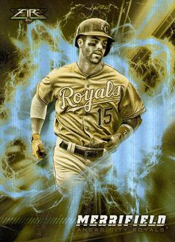 2018 Topps Fire - Speed Demons Gold Minted #SD-10 Whit Merrifield Front