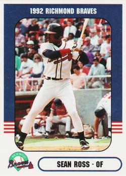 1992 Comix Richmond Braves #NNO Sean Ross Front