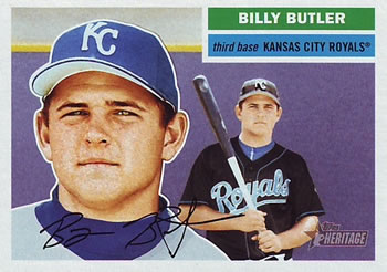 2005 Topps Heritage #420 Billy Butler Front
