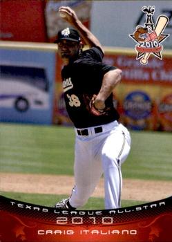 2010 Grandstand Texas League All-Stars South Division #16 Craig Italiano Front