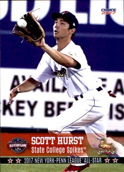 2017 Choice New York-Penn League All-Stars #44 Scott Hurst Front