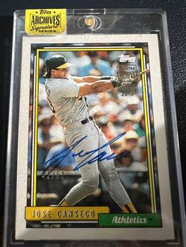 2016 Topps Archives Signature Series All-Star Edition - Jose Canseco #100 Jose Canseco Front