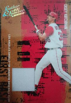2005 Donruss Leather & Lumber - Materials Jersey #27 Casey Kotchman Front