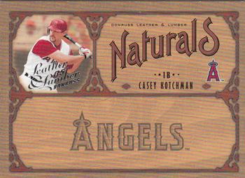 2005 Donruss Leather & Lumber - Naturals #N-5 Casey Kotchman Front