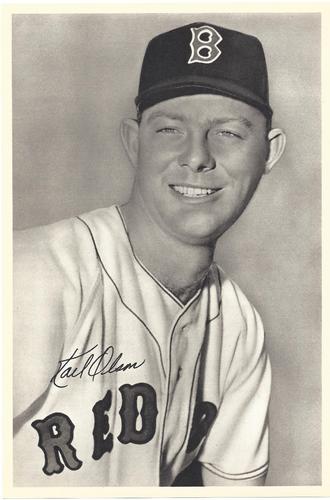 1954 Boston Red Sox Picture Pack #NNO Karl Olson Front