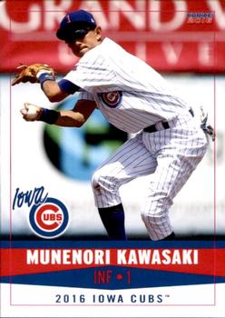 2016 Choice Iowa Cubs #16 Munenori Kawasaki Front