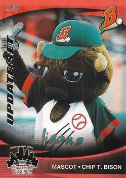 2007 Choice Buffalo Bisons Update #10 Chip T. Bison Front