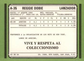 1988-89 BYN Puerto Rico Winter League Update #3 Reggie Dobie Back