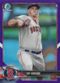 2018 Bowman Chrome - Prospects Purple Refractor #BCP212 Jay Groome Front