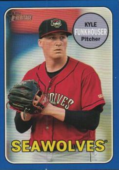 2018 Topps Heritage Minor League - Blue #49 Kyle Funkhouser Front