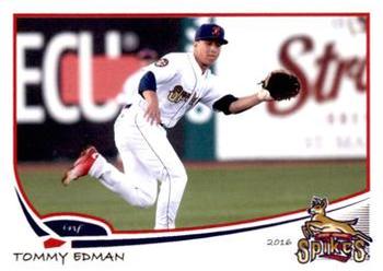 2016 Grandstand State College Spikes #11 Tommy Edman Front