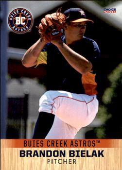 2018 Choice Buies Creek Astros #6 Brandon Bielak Front