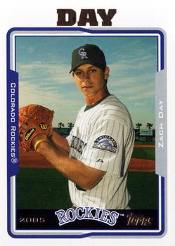 2005 Topps Updates & Highlights #UH74 Zach Day Front