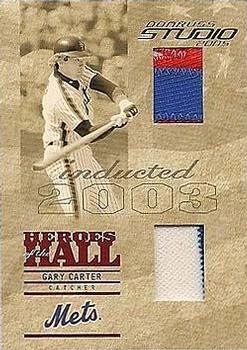 2005 Donruss Studio - Heroes of the Hall Combo Prime #HH-12 Gary Carter Front