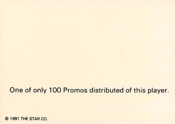 1991 Star Stellar - Promos #NNO Roger Clemens Back