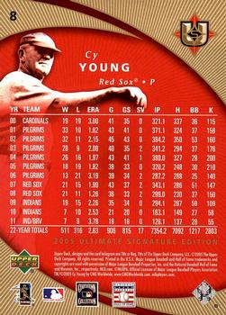 2005 UD Ultimate Signature Edition #8 Cy Young Back