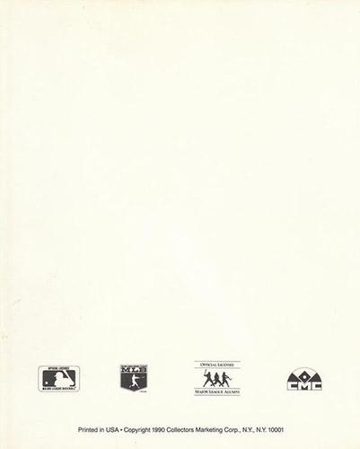 1990 Collectors Marketing #NNO Orel Hershiser Back
