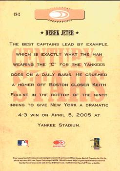 2005 Donruss Throwback Threads - Century Stars #CS-2 Derek Jeter Back