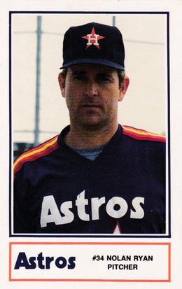 1988 Houston Astros Police #20 Nolan Ryan Front
