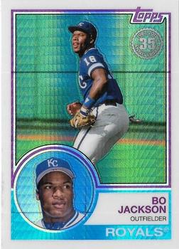 2018 Topps Update - 1983 Topps Baseball 35th Anniversary Chrome Silver Pack #127 Bo Jackson Front