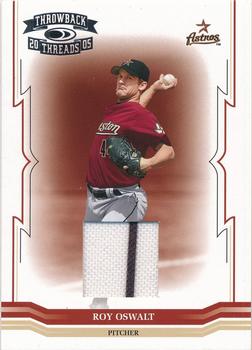 2005 Donruss Throwback Threads - Material Jersey #47 Roy Oswalt Front