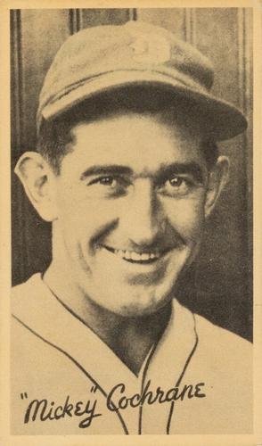 1937 Goudey Premiums Type 4 #NNO Mickey Cochrane Front