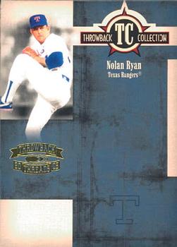 2005 Donruss Throwback Threads - Throwback Collection #TC-34 Nolan Ryan Front