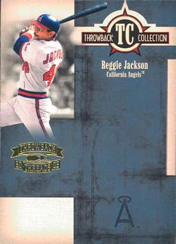 2005 Donruss Throwback Threads - Throwback Collection #TC-44 Reggie Jackson Front
