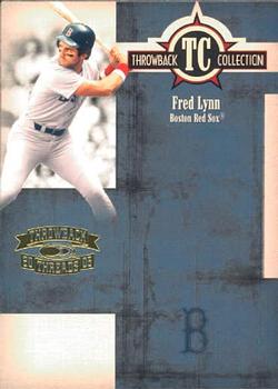 2005 Donruss Throwback Threads - Throwback Collection #TC-49 Fred Lynn Front