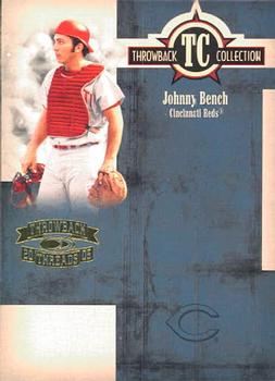 2005 Donruss Throwback Threads - Throwback Collection #TC-73 Johnny Bench Front