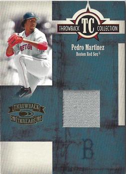 2005 Donruss Throwback Threads - Throwback Collection Material #TC-65 Pedro Martinez Front
