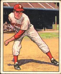 1950 Bowman #68 Curt Simmons Front
