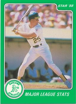 1988 Star Mark McGwire (Green) - Glossy #3 Mark McGwire Front
