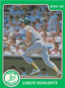 1988 Star Mark McGwire (Green) - Glossy #8 Mark McGwire Front