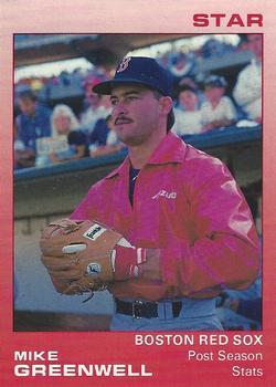 1989 Star Mike Greenwell Red - Glossy #4 Mike Greenwell Front