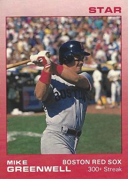 1989 Star Mike Greenwell Red - Glossy #5 Mike Greenwell Front