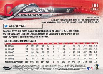 2018 Topps - Limited #194 Lonnie Chisenhall Back