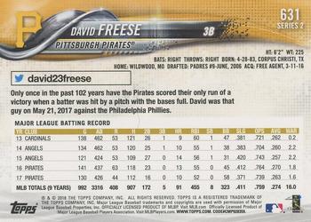 2018 Topps - Limited #631 David Freese Back
