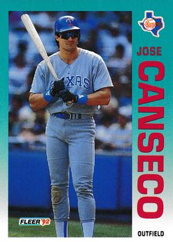 1992 Fleer Update #U-59 Jose Canseco Front