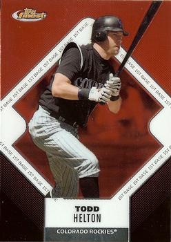2006 Finest #98 Todd Helton Front