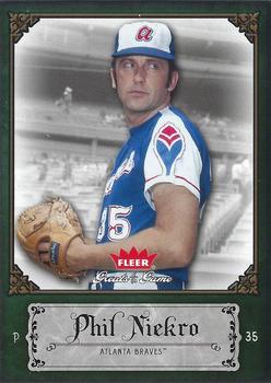 2006 Fleer Greats of the Game #71 Phil Niekro Front