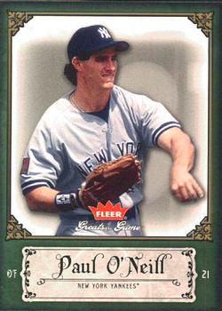 2006 Fleer Greats of the Game #70 Paul O'Neill Front