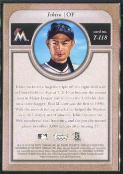 2018 Topps Transcendent Collection Japan Edition #T-I18 Ichiro Back