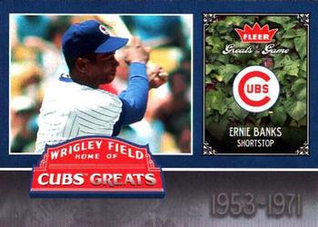 2006 Fleer Greats of the Game - Cubs Greats #CHC-EB Ernie Banks Front