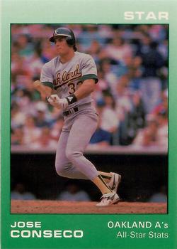 1989 Star Jose Canseco (Error) - Glossy #4 Jose Canseco Front