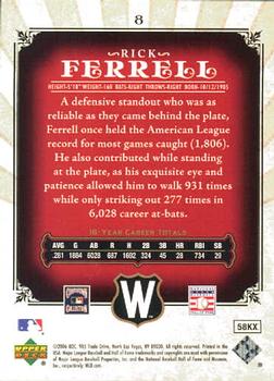 2006 SP Legendary Cuts #8 Rick Ferrell Back