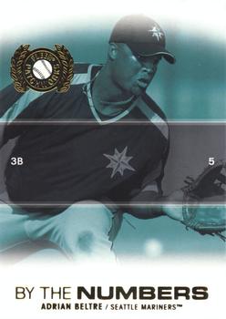 2005 Fleer Patchworks - By the Numbers #8BTN Adrian Beltre Front