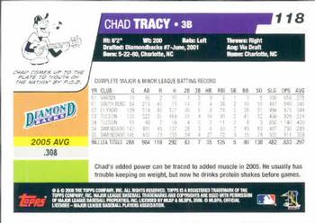2006 Topps #118 Chad Tracy Back