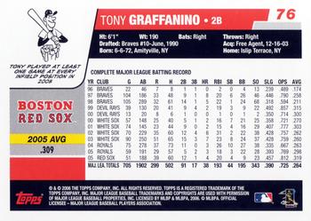 2006 Topps #76 Tony Graffanino Back